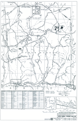 Upper Burrell Township Road Map