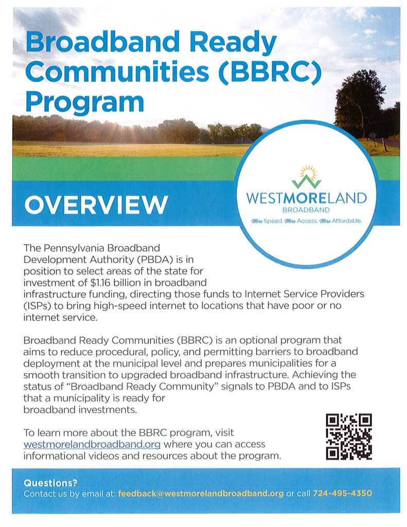 Broadband Ready Communities (BBRC) Program